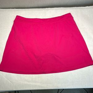 Lands’ End Swim Skirt Skort Sz 10L Pink